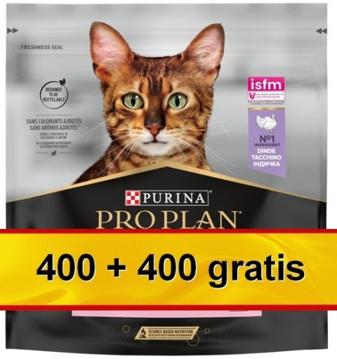 Purina Pro Plan Cat Adult Delicate Digestion z indykiem 800g (400+400g gratis) Purina Pro Plan Cat Adult Delicate Digestion z indykiem 800g (400+400g gratis)